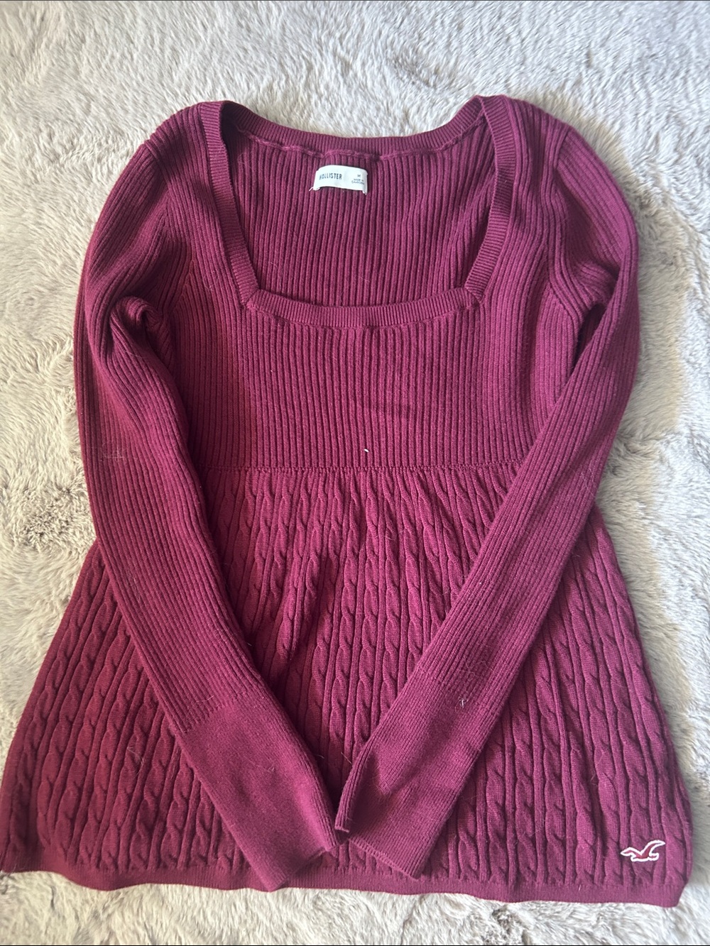 Hollister babydoll knit L